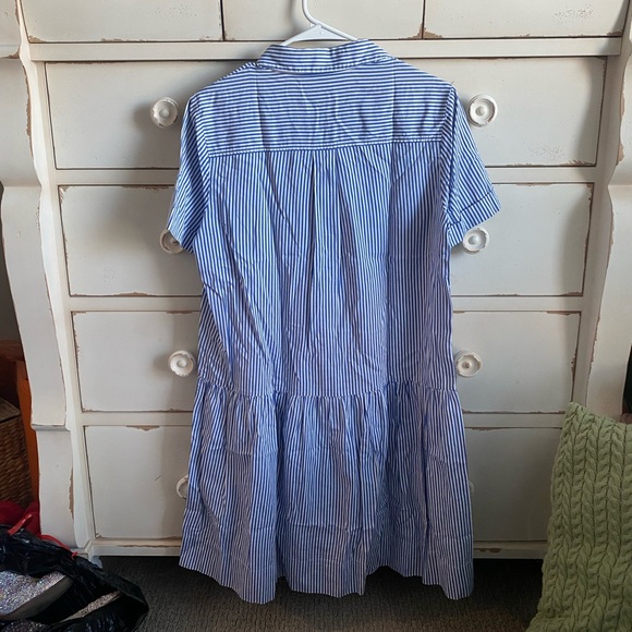 Kate Spade blue and white pinstripe dress - Picture 5 of 5